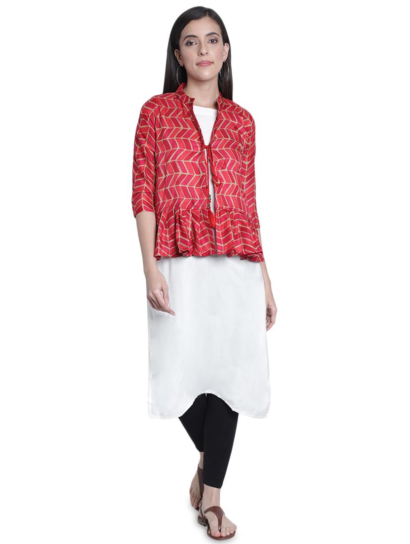 women's kurta with jacket kurta - 17419444 - Zoom Image - 0