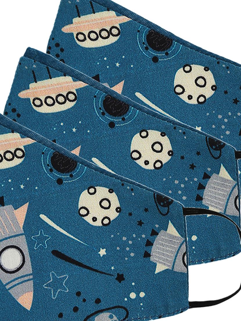 set of 3 printed masks - 17420070 - Standard Image - 2