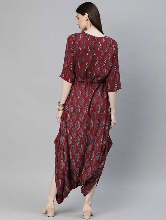 printed fusion jumpsuit - 17420698 -  Standard Image - 2