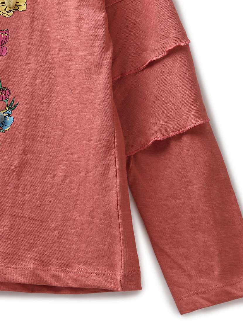 pink typographic jersey regular tee - 17422316 -  Standard Image - 2