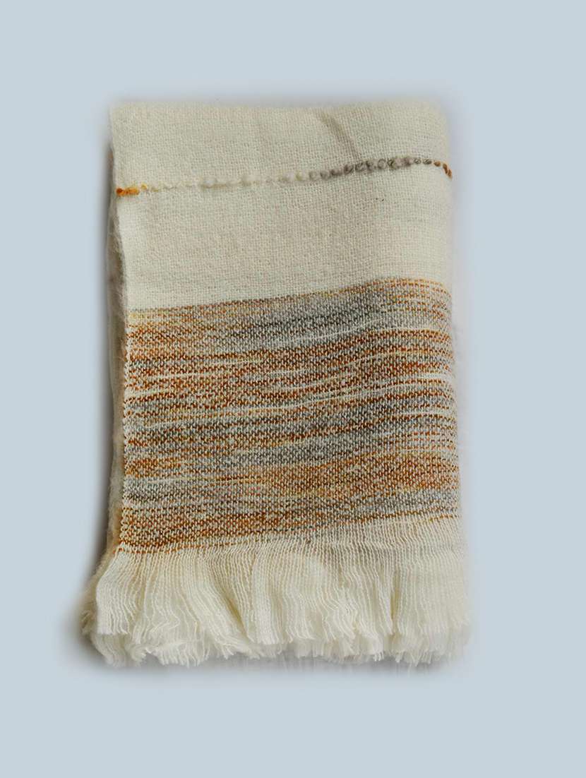 handloom acrylic reversible cotton throw 