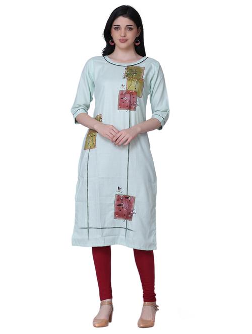 women's straight kurta - 17424411 -  Standard Image - 0