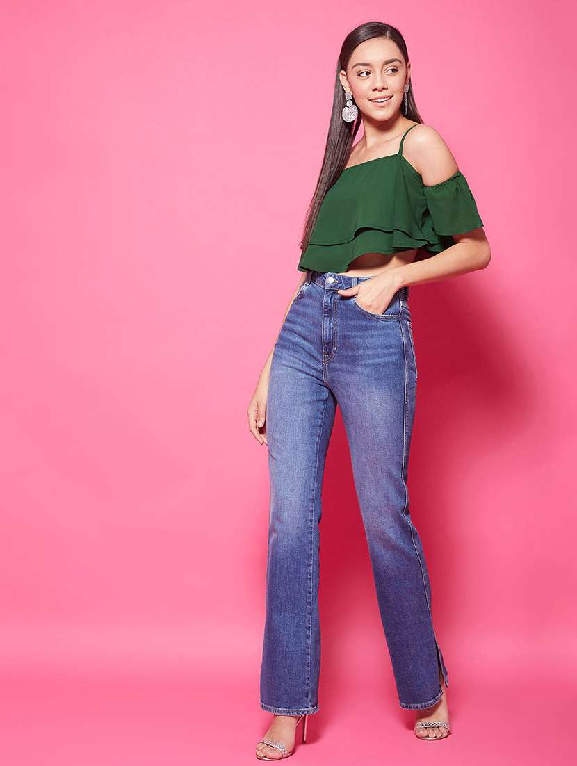 Women's Layered Shoulder Strap Top