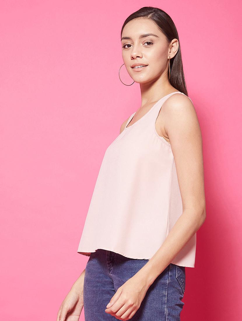 women's a line boat neck top - 17424518 -  Zoom Image - 0