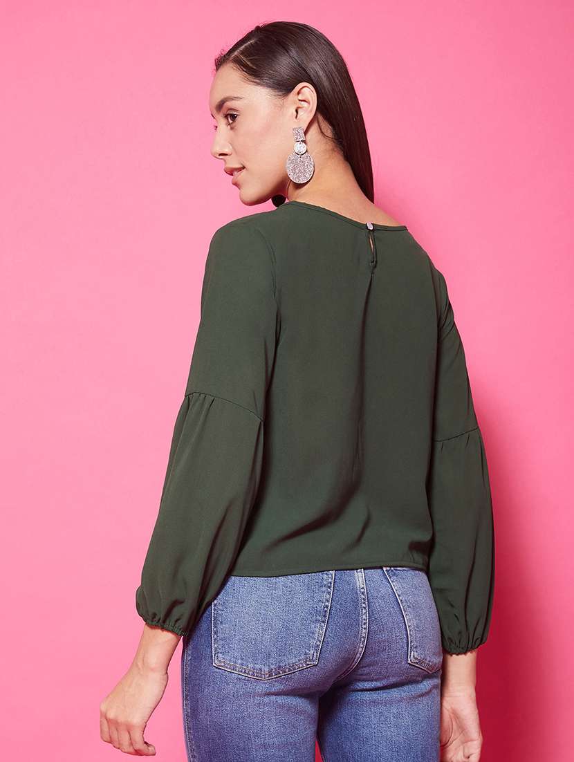 Women's Straight Round Neck Top