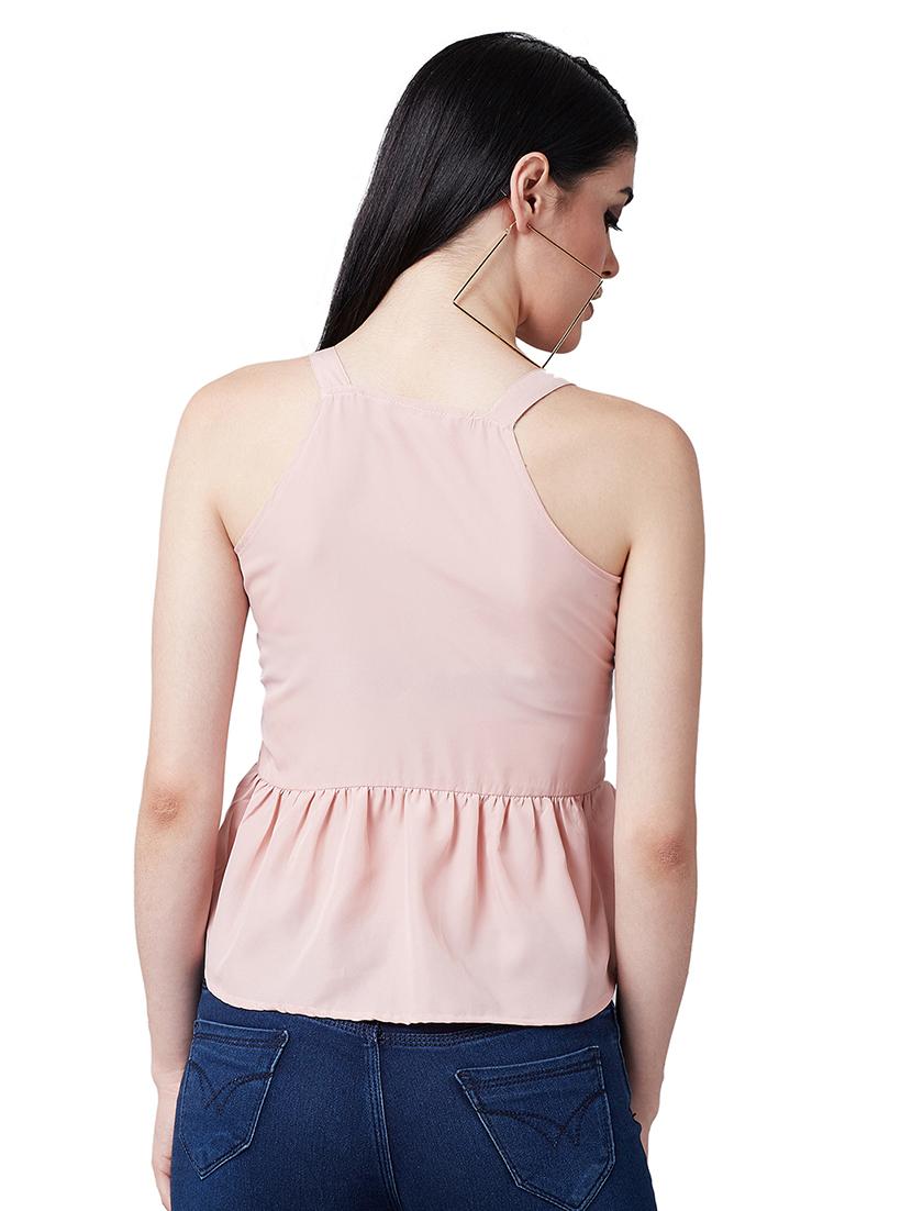 women's peplum square neck top - 17424735 - Standard Image - 2