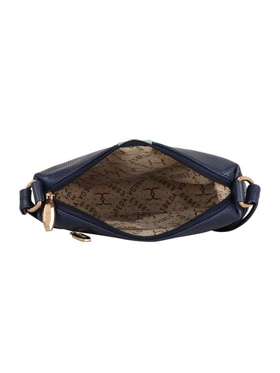 navy blue solid regular sling bag - 17425221 -  Standard Image - 2
