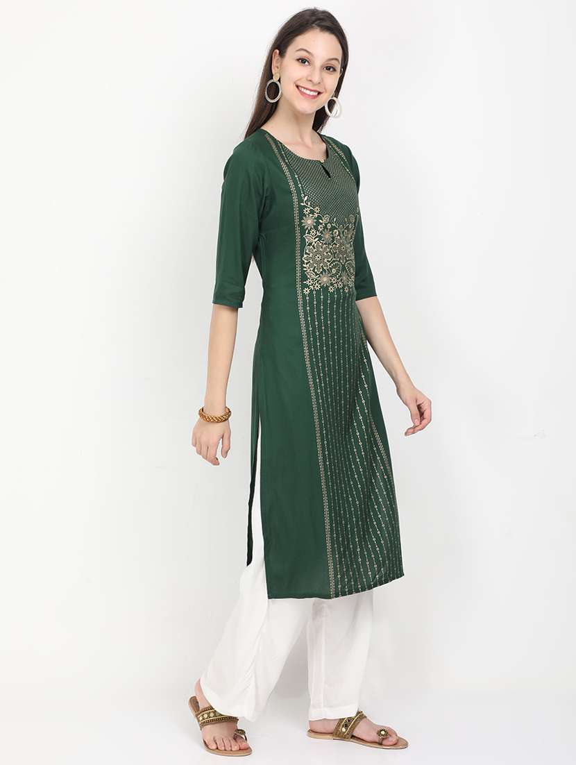 women's straight kurta - 17426482 -  Standard Image - 2
