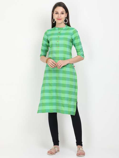 women's straight kurta - 17426485 - Standard Image - 0