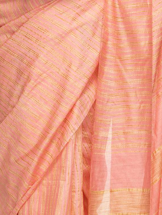 peach silk bhagalpuri saree with blouse - 17428026 -  Standard Image - 2