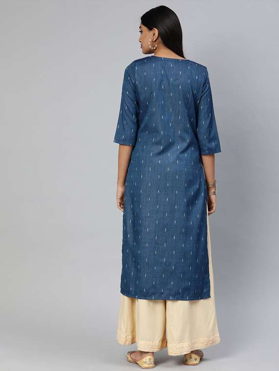 Printed Straight Kurta