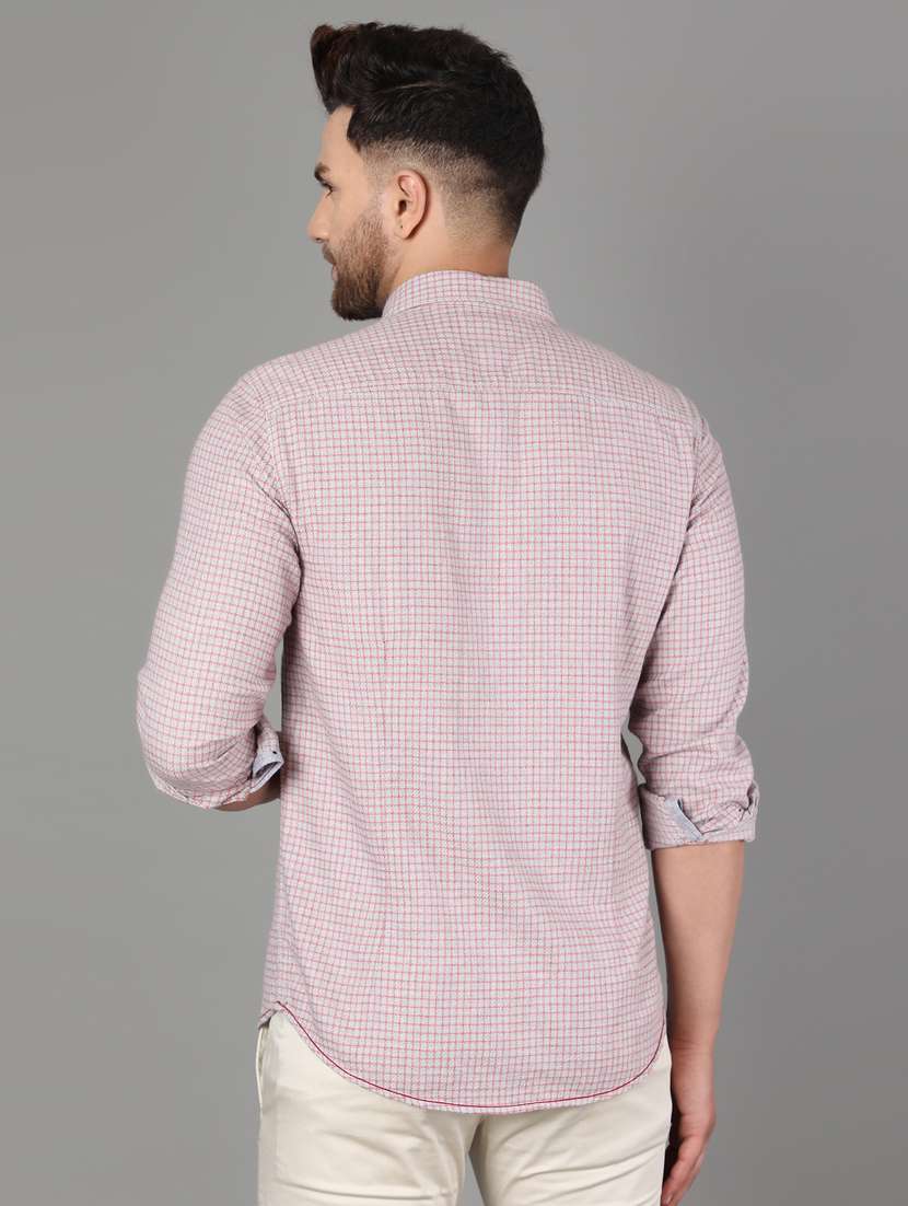pink checkered casual shirt  - 17428462 -  Standard Image - 2
