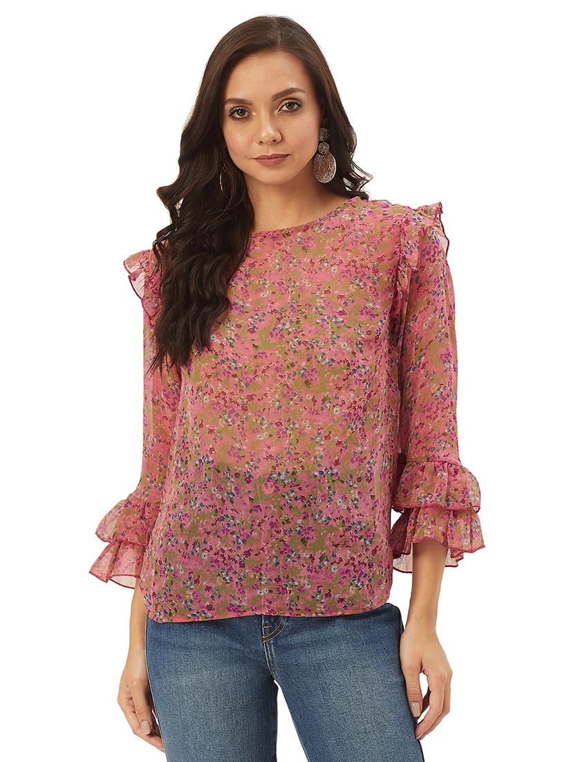 women's straight round neck top - 17428659 -  Zoom Image - 0
