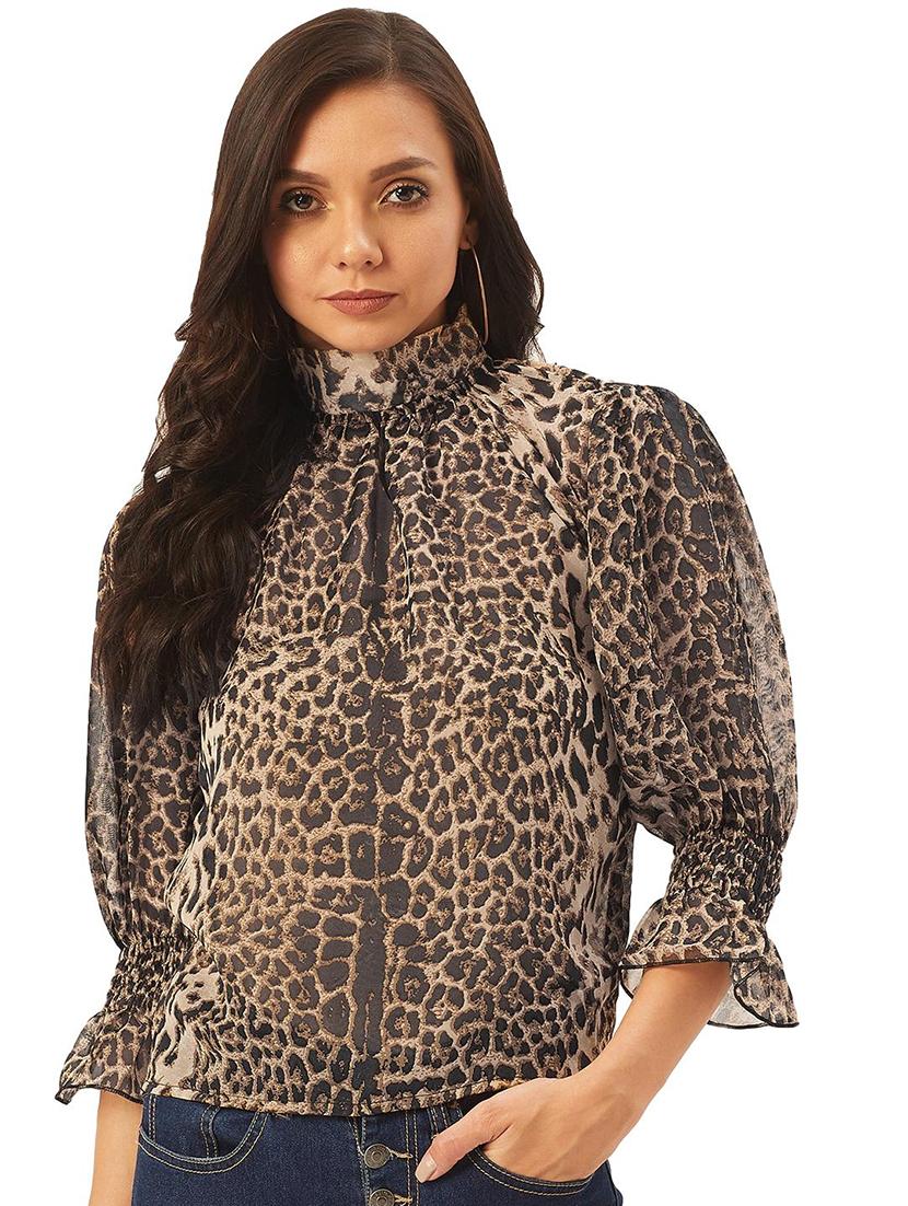women's straight mock neck top - 17428663 -  Zoom Image - 0