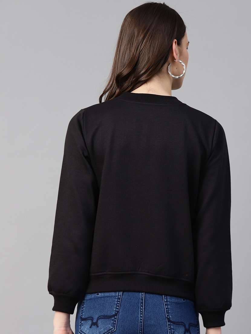 women's front print sweatshirt - 17431581 -  Standard Image - 2