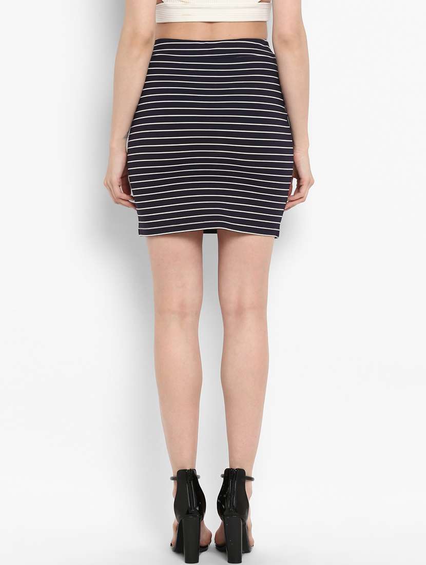 high rise striped pencil skirt - 17431828 - Standard Image - 2