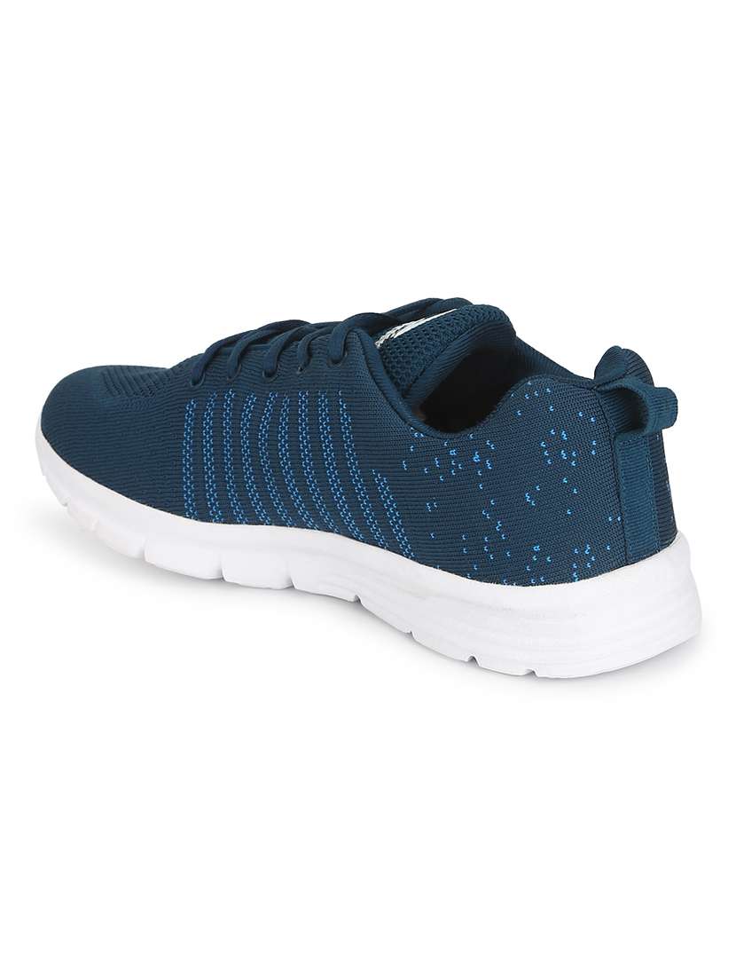 blue polyester sport shoes - 17432402 -  Standard Image - 2