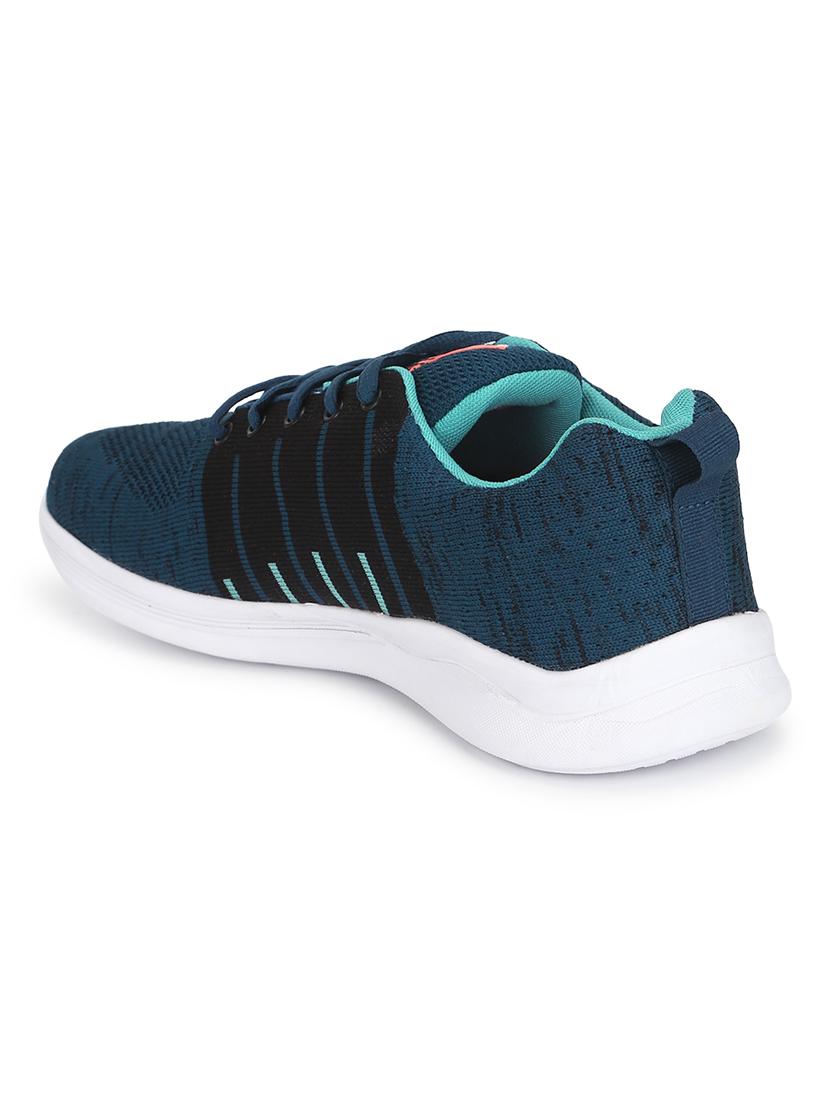 blue polyester sport shoes - 17432405 - Standard Image - 2