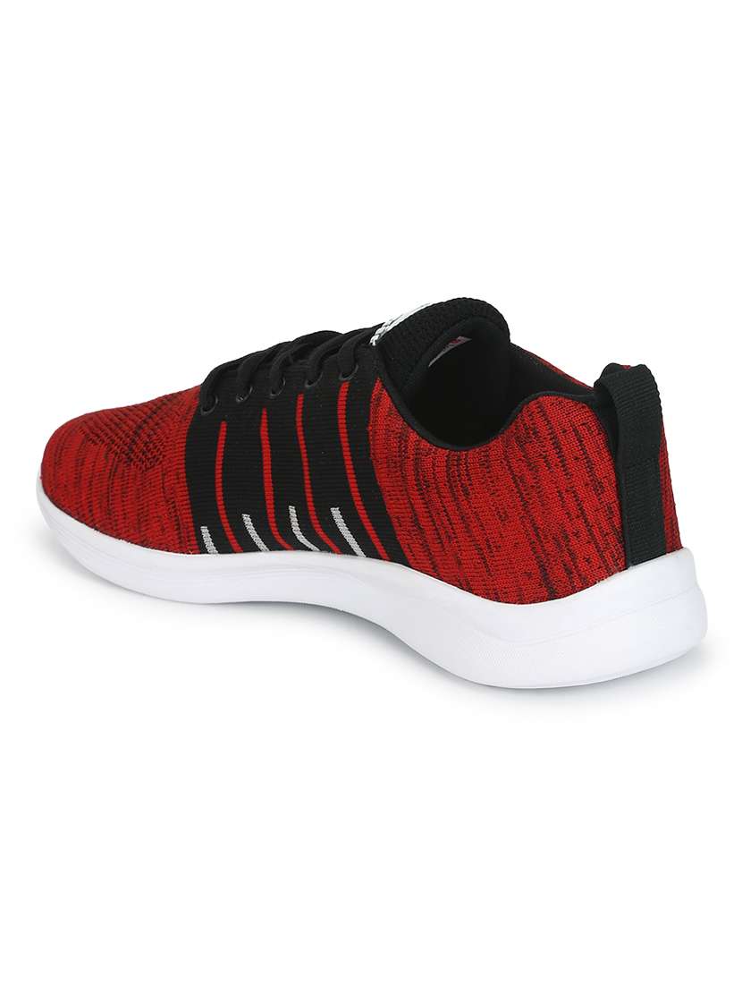 red polyester sport shoes - 17432408 -  Standard Image - 2