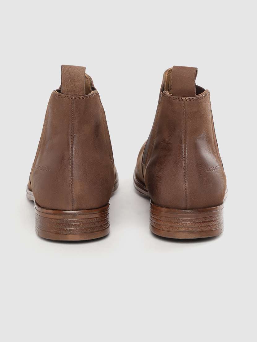 brown leather high ankle boots - 17432474 -  Standard Image - 2