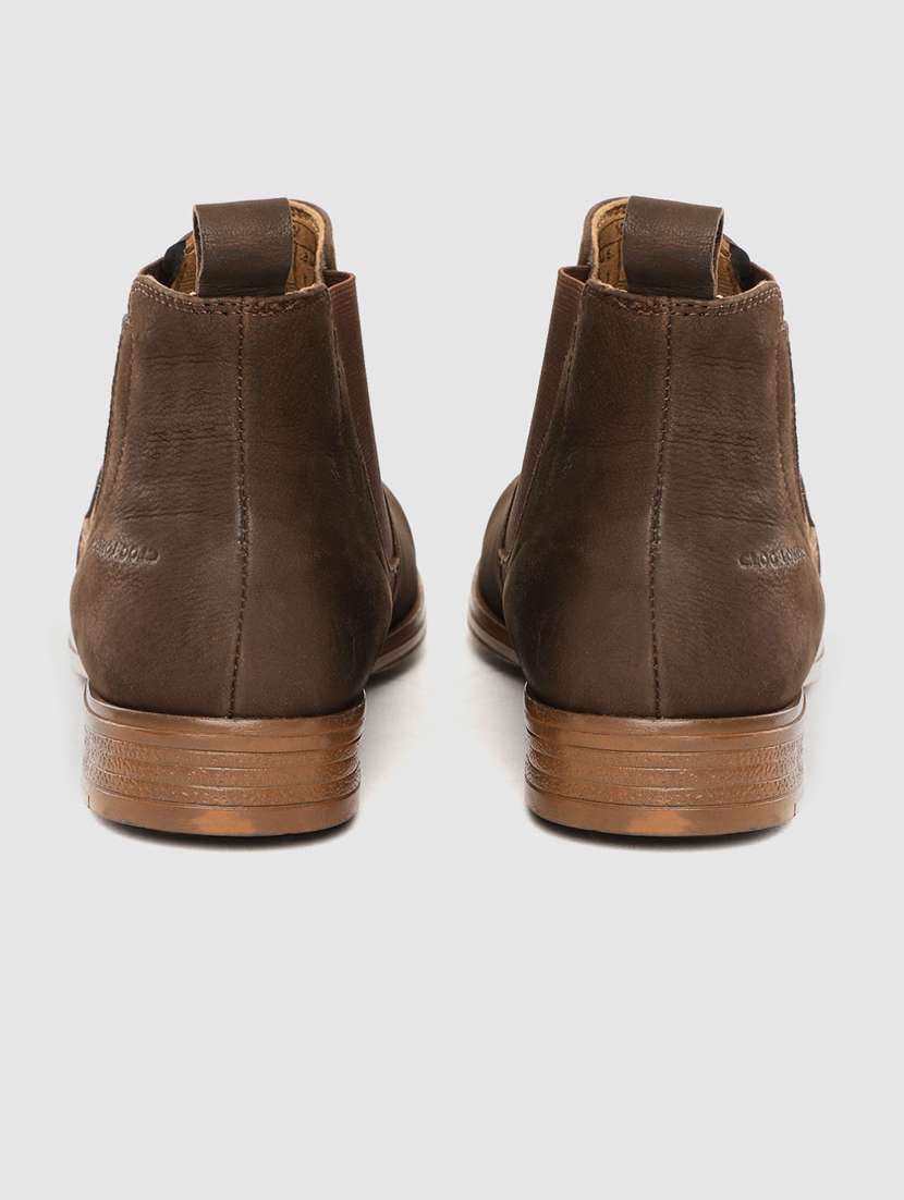 men solid slip on boots - 17432475 -  Standard Image - 2