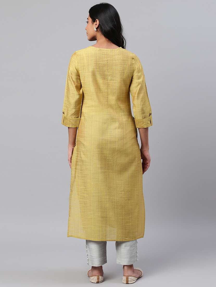 women's straight kurta - 17432542 -  Standard Image - 2