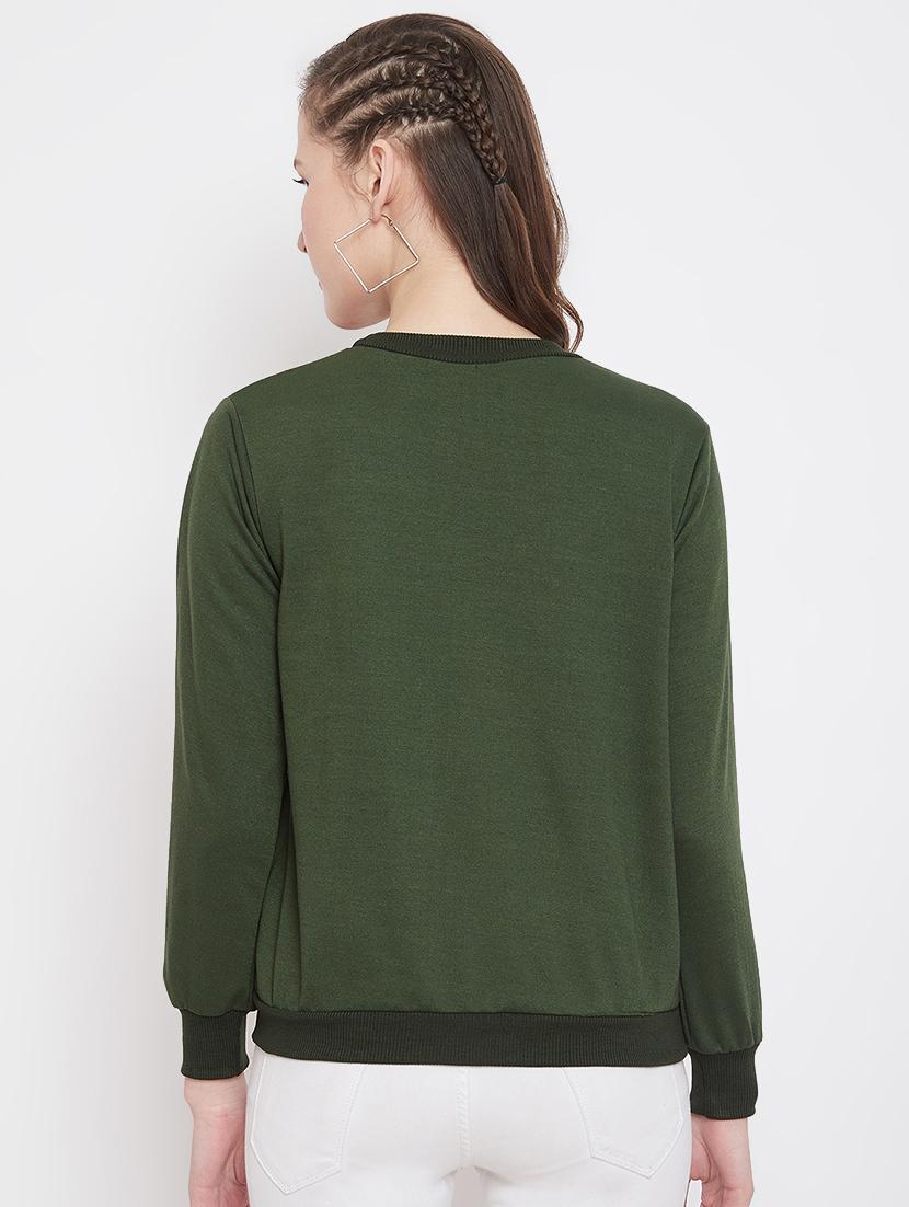 women's front print sweatshirt - 17433166 - Standard Image - 2