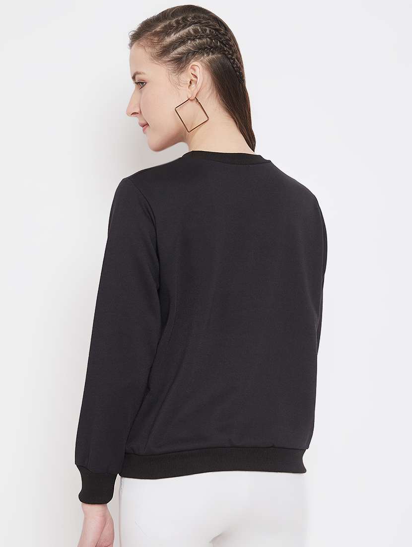 women's chest print sweatshirt - 17433167 - Standard Image - 2