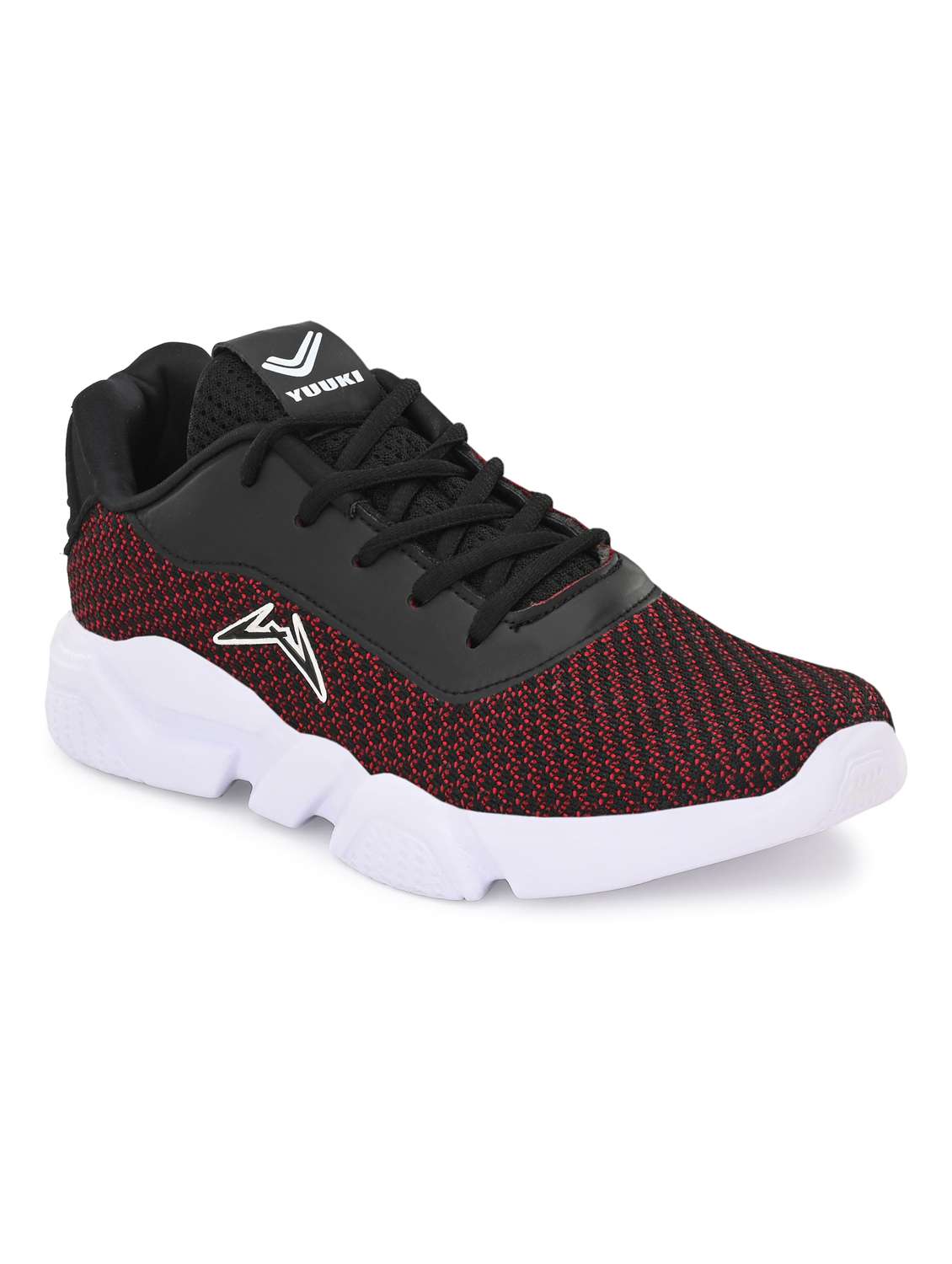 red mesh sport shoes