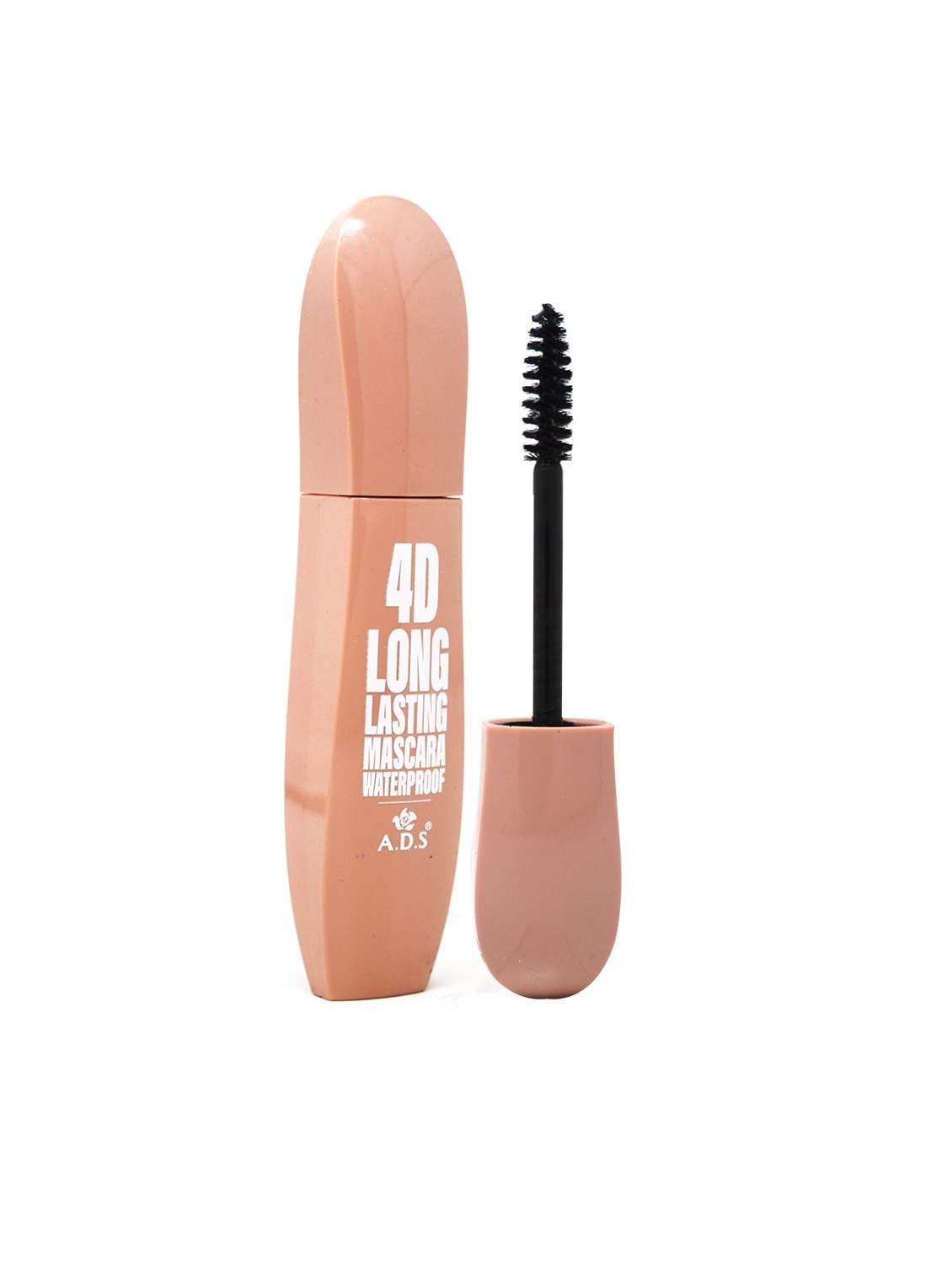 ads long lasting waterproof mascara, black, 10ml (1575)