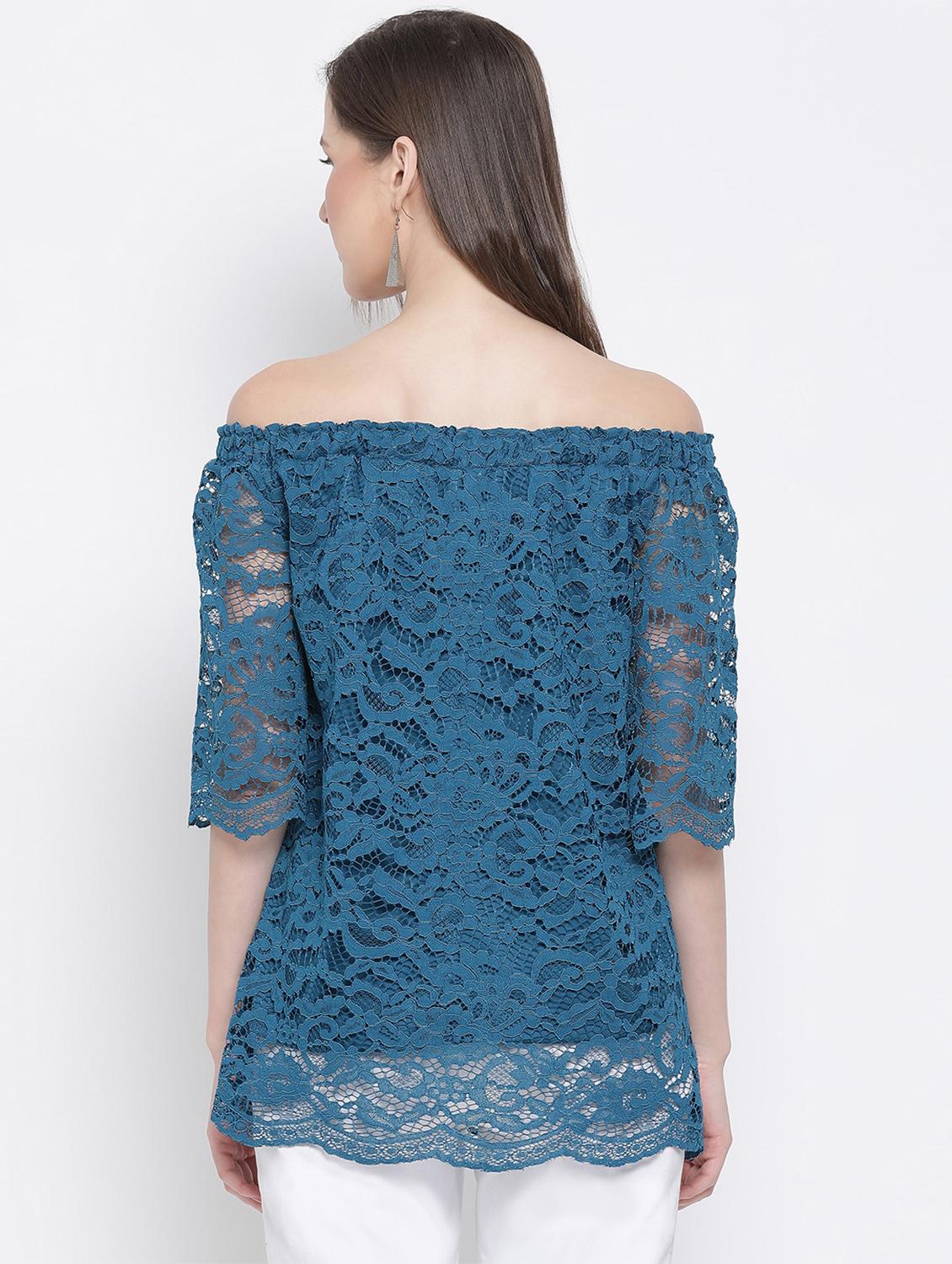 women's straight off shoulder top - 17436265 - Standard Image - 2