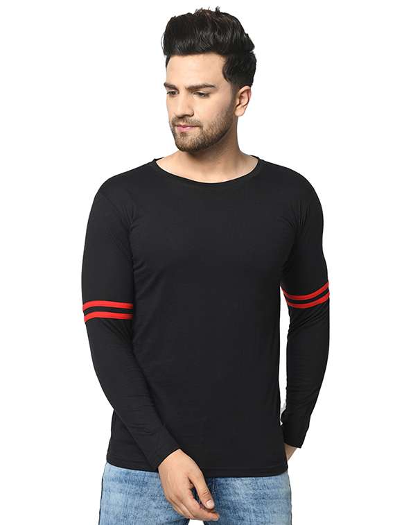 black taped t-shirt