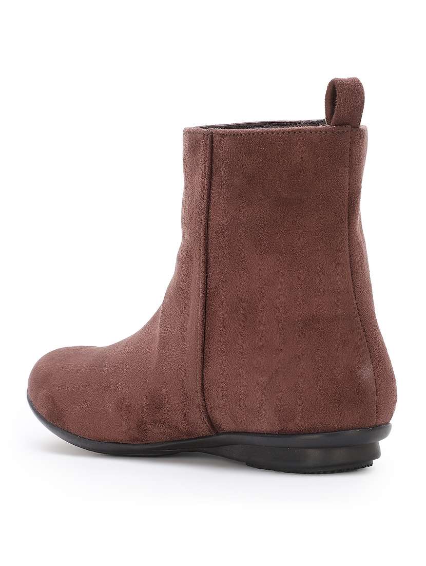 brown suede ankle  boots - 17438104 -  Standard Image - 2