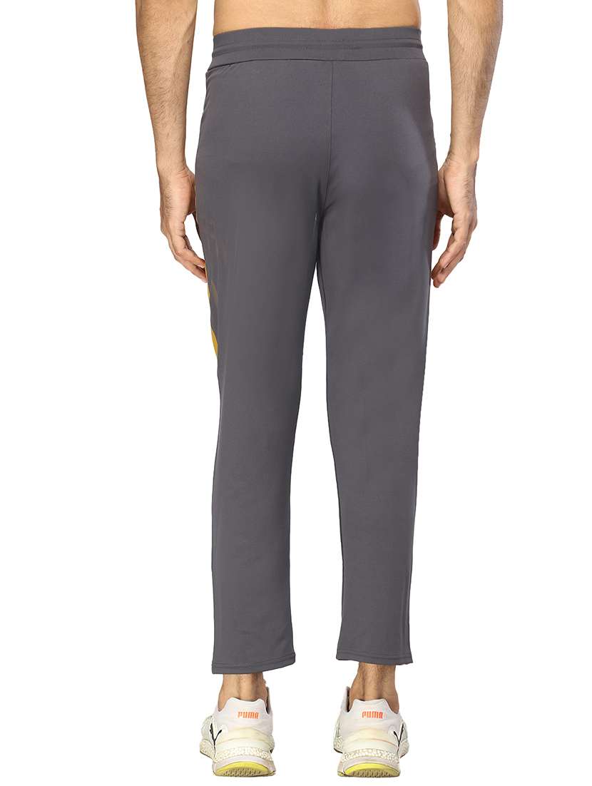 grey side striped full length track pant - 17438212 - Standard Image - 2