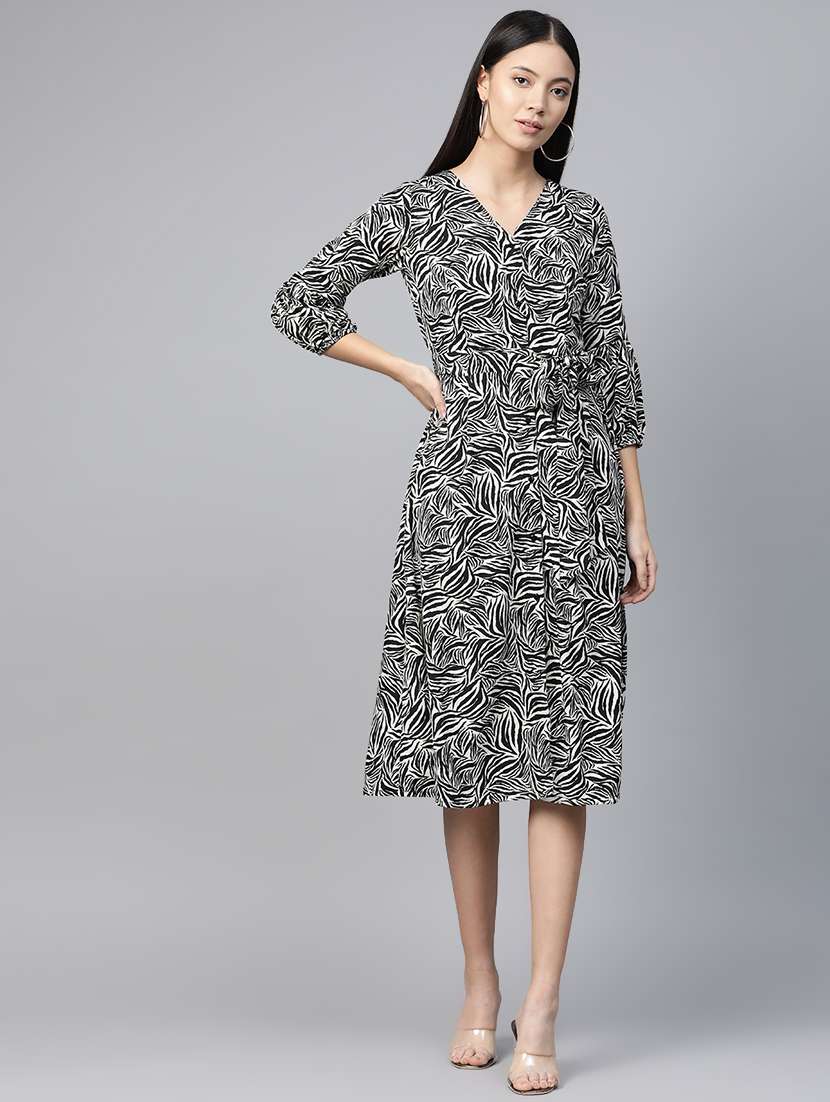 women's  animal print dress