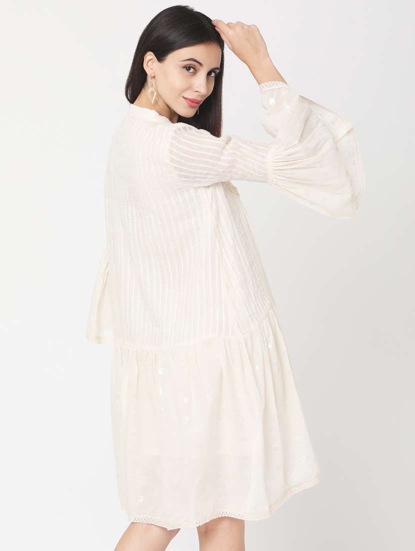 women's fit & flare self design dress - 17438573 -  Standard Image - 2