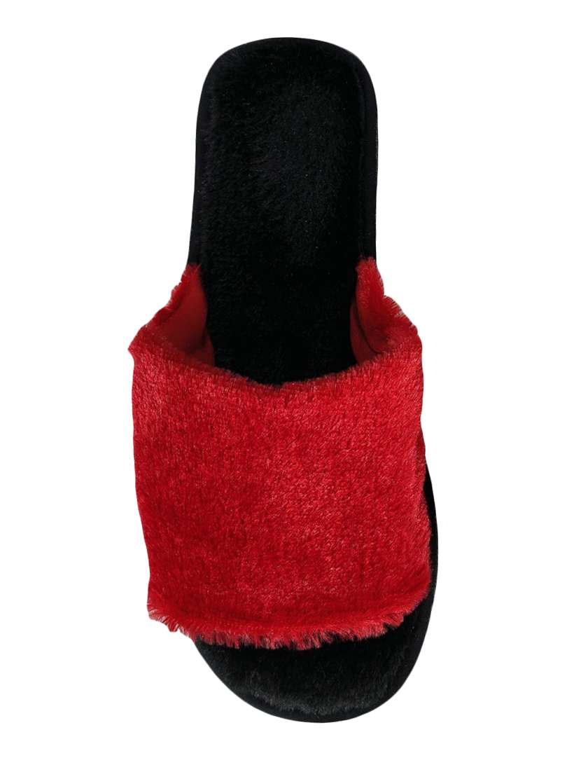 maroon toe separator flip flop - 17439299 - Standard Image - 2