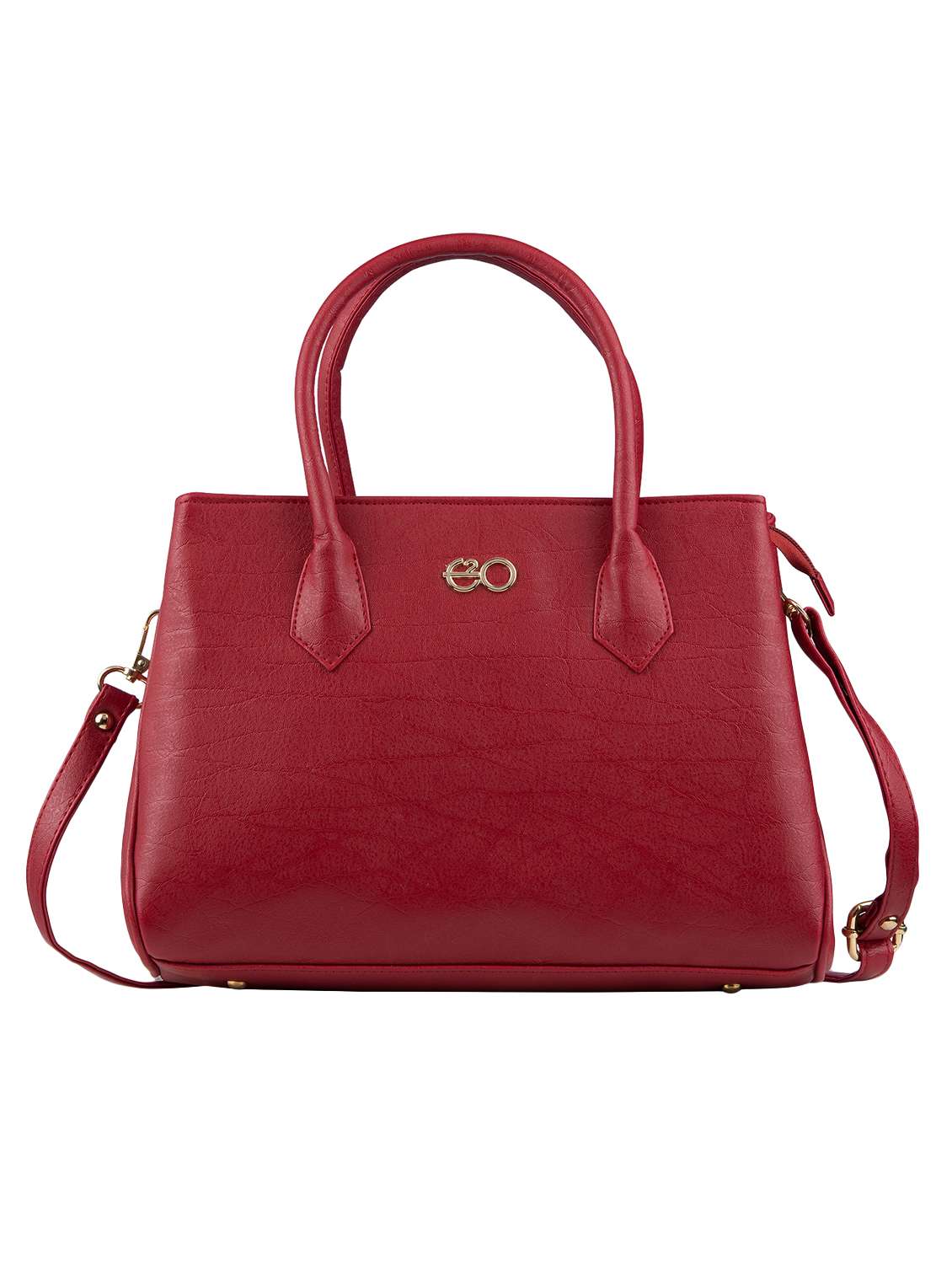 red polyester regular satchel
