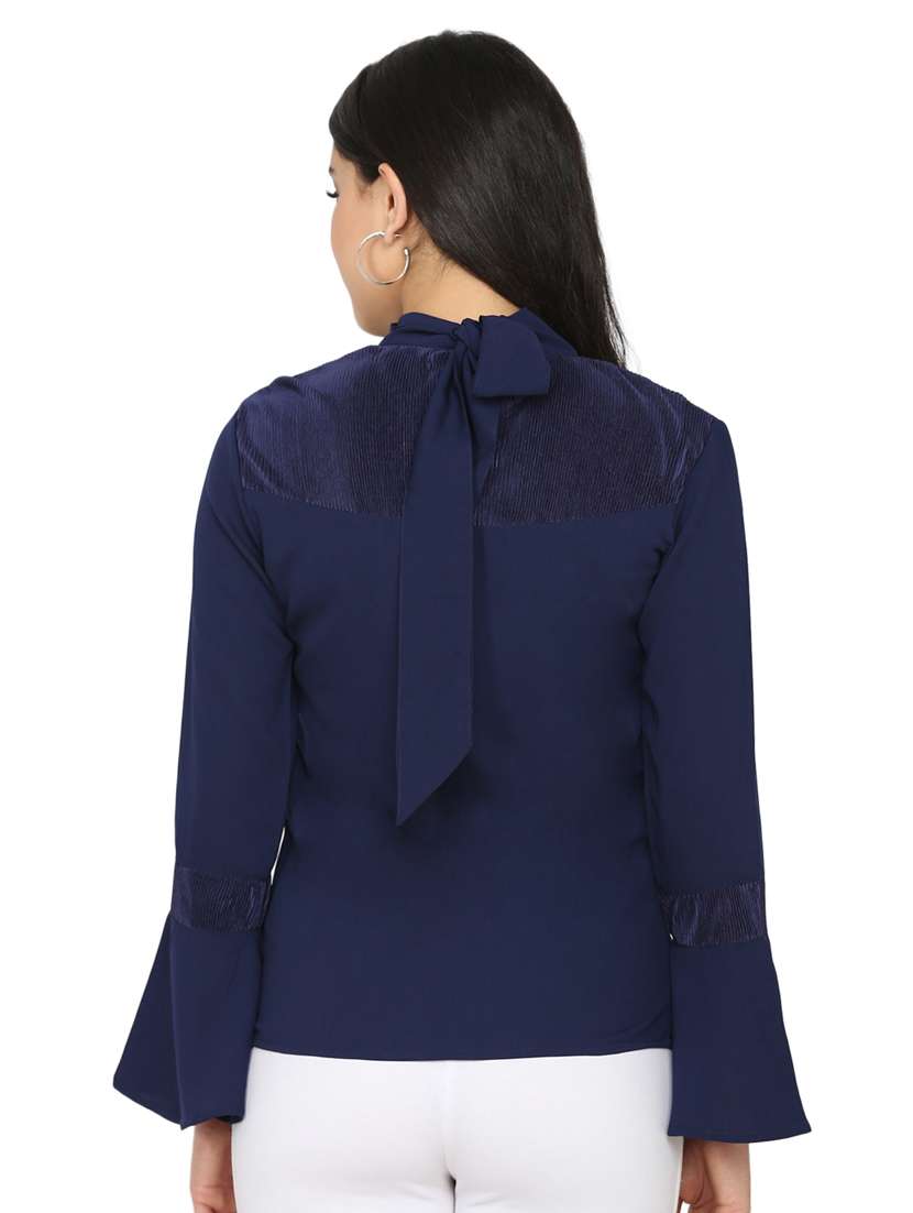 women's straight high neck top - 17442129 -  Standard Image - 2