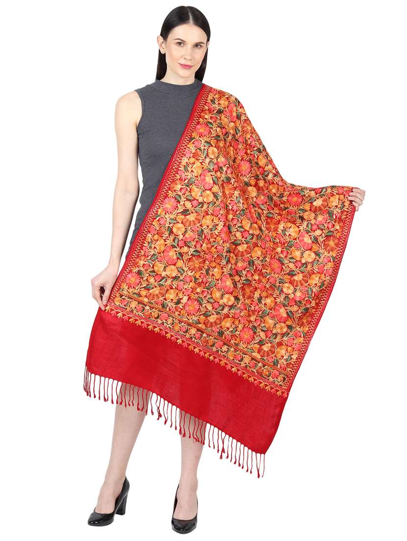 women's floral print stole