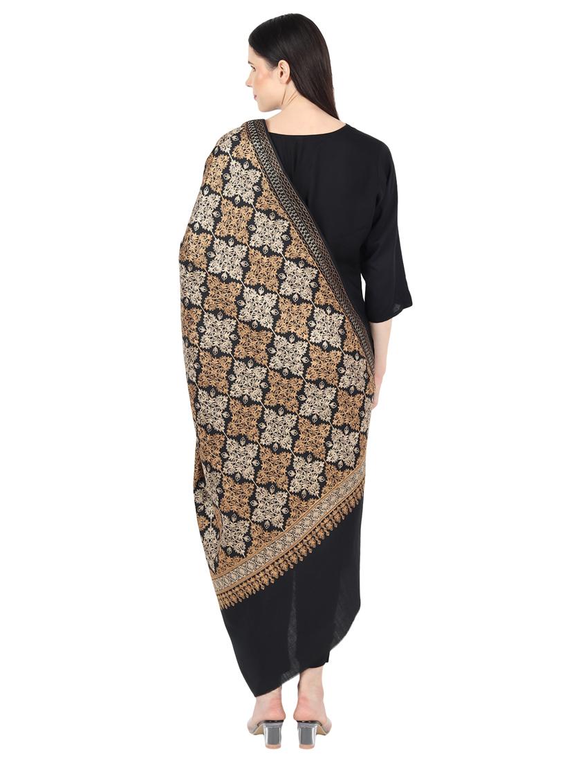 black wool shawl - 17444536 - Standard Image - 2