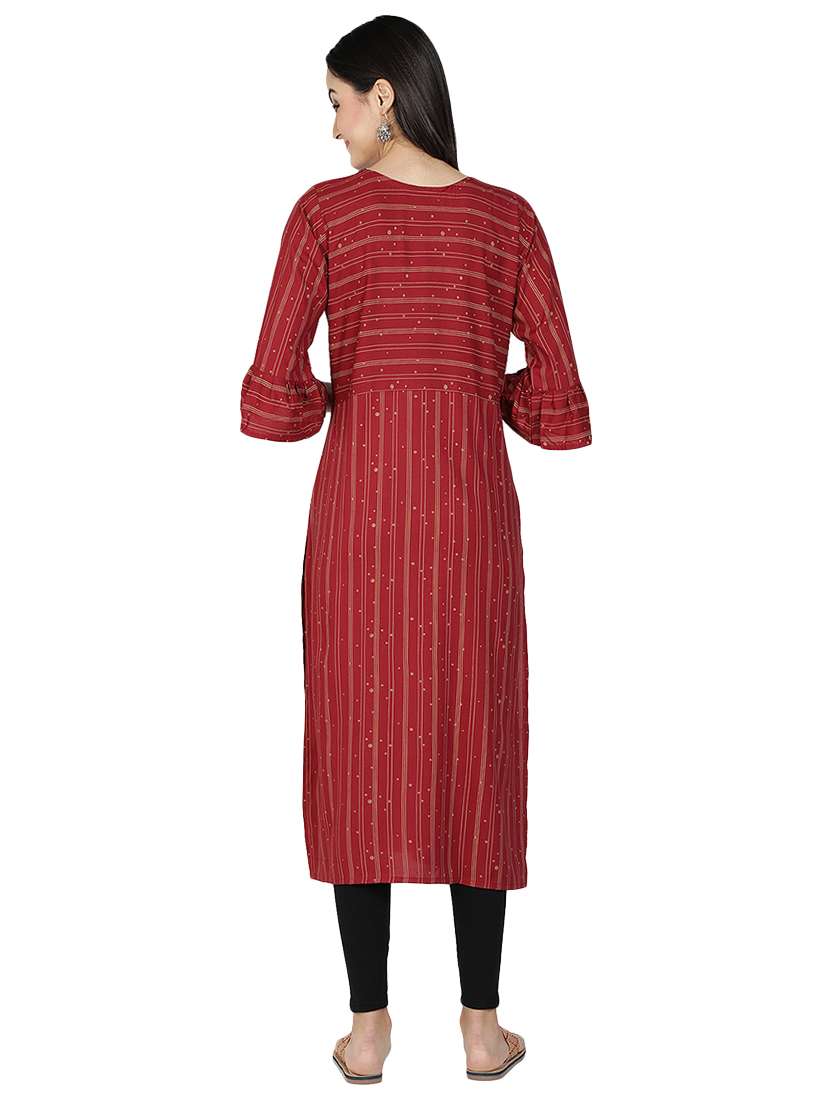 women's straight kurta - 17445096 -  Standard Image - 2