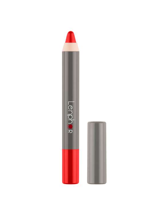 lenphor matt show-off lip crayon cupid red