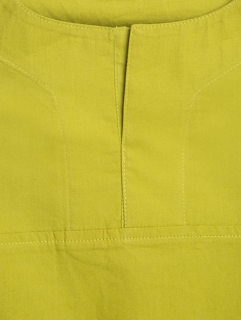 green cotton poplin kurta - 17450169 - Standard Image - 2