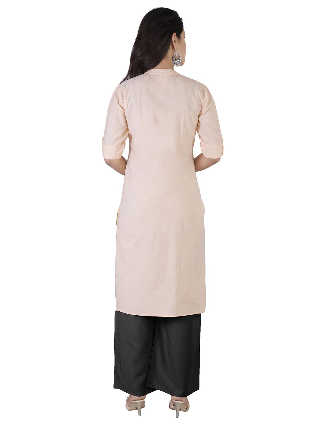 women's straight kurta - 17450182 - Standard Image - 2