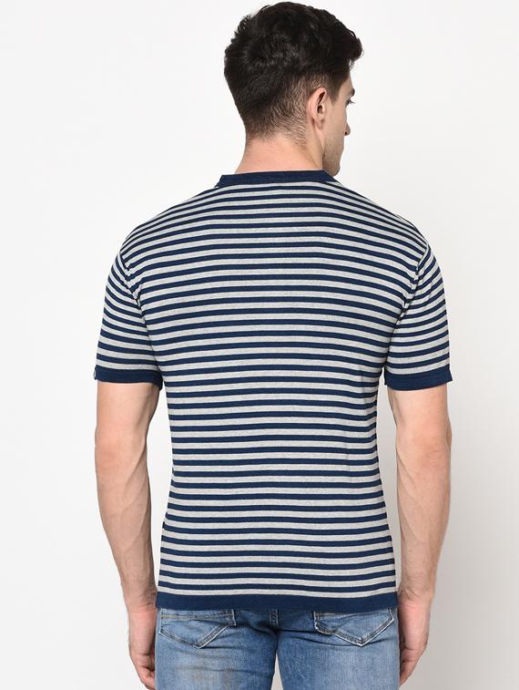 grey striped t-shirt - 17453501 - Standard Image - 2