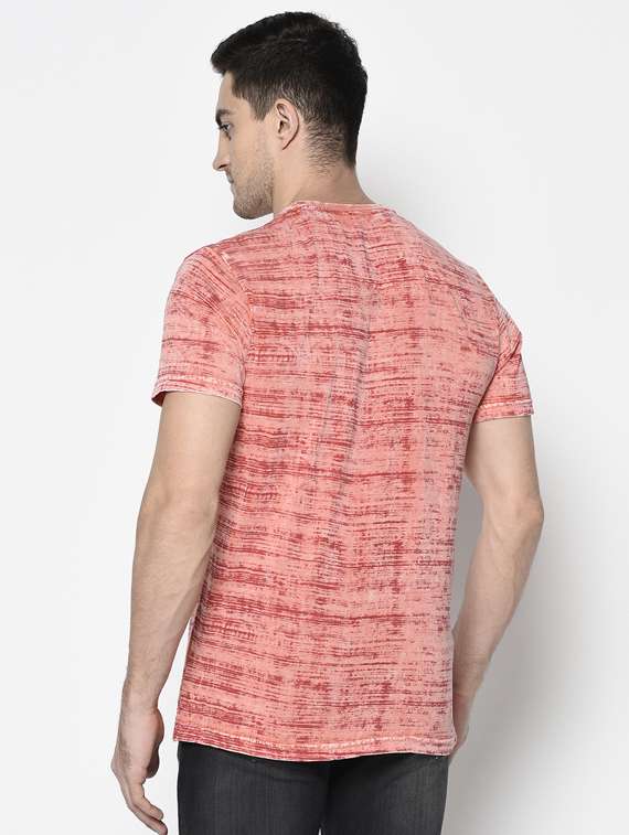 peach printed t-shirt - 17453503 -  Standard Image - 2