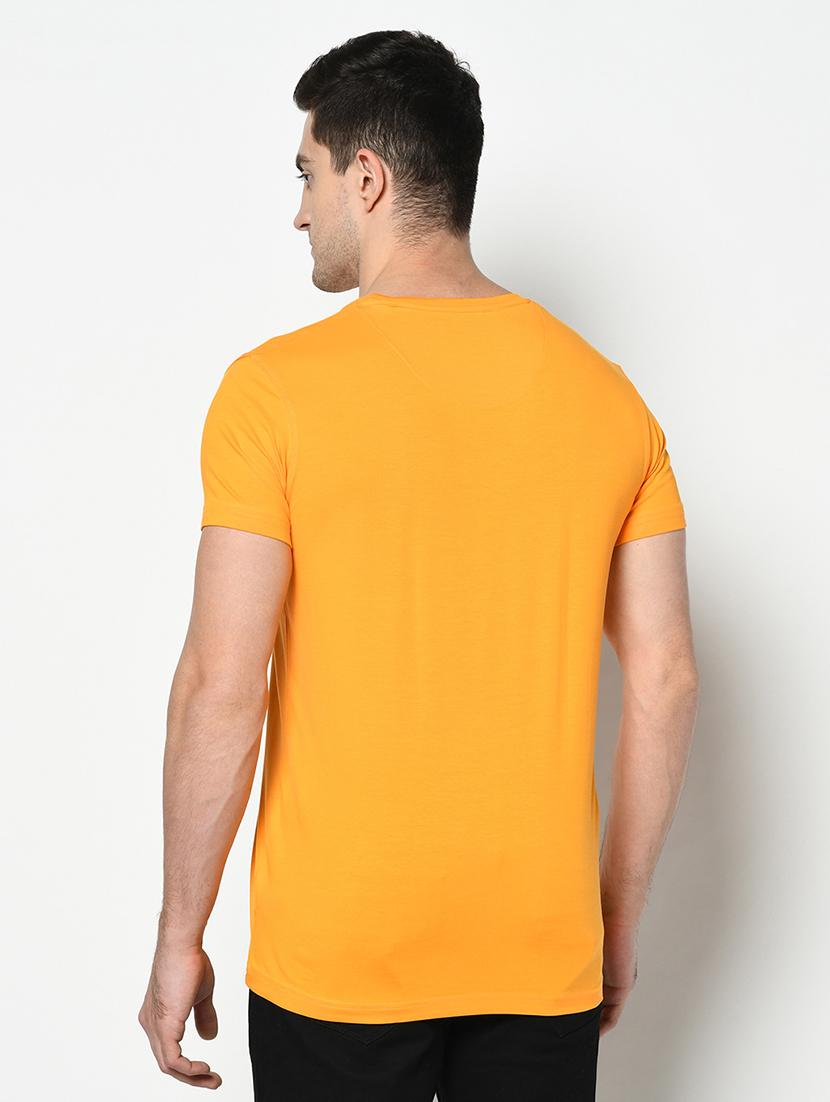 yellow printed t-shirt - 17453607 - Standard Image - 2