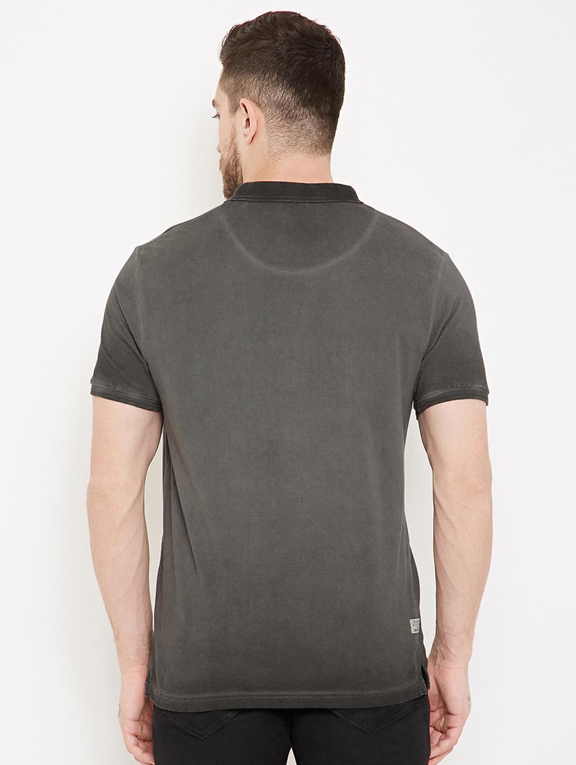 grey faded collared t-shirt - 17453733 - Standard Image - 2