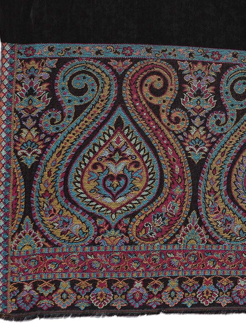 black modal silk stole - 17454511 -  Standard Image - 2